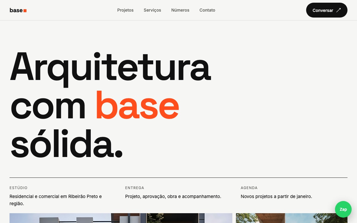Modelo de site para estúdio